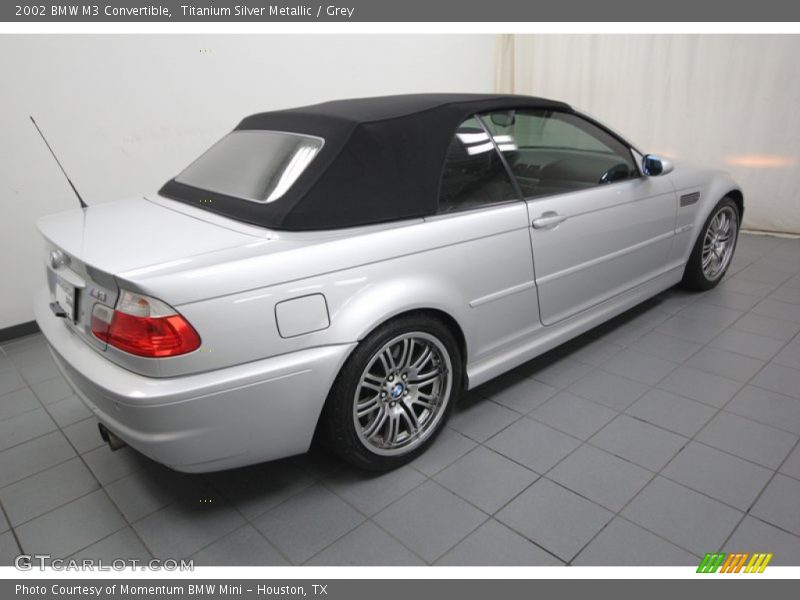 Titanium Silver Metallic / Grey 2002 BMW M3 Convertible