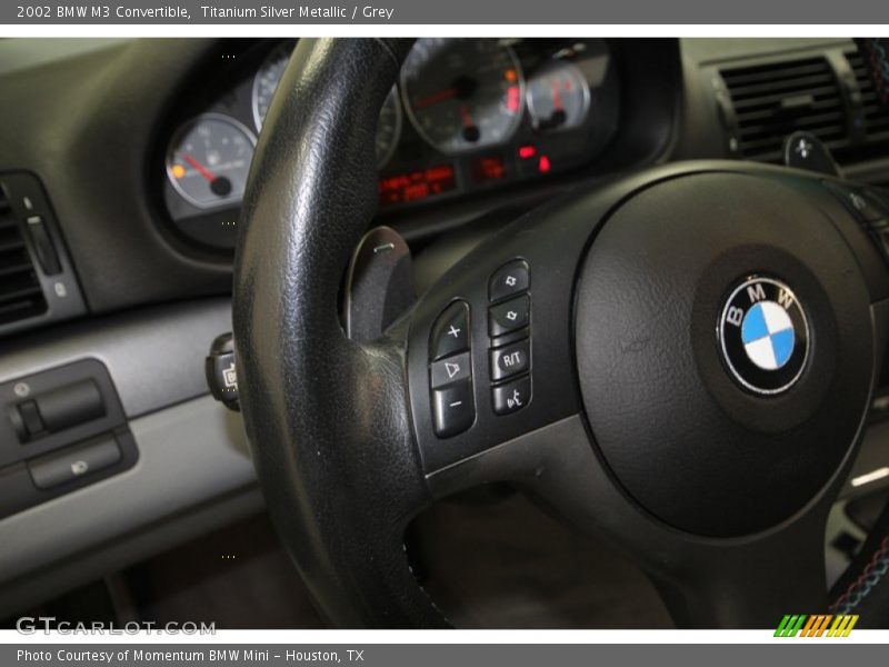 Titanium Silver Metallic / Grey 2002 BMW M3 Convertible