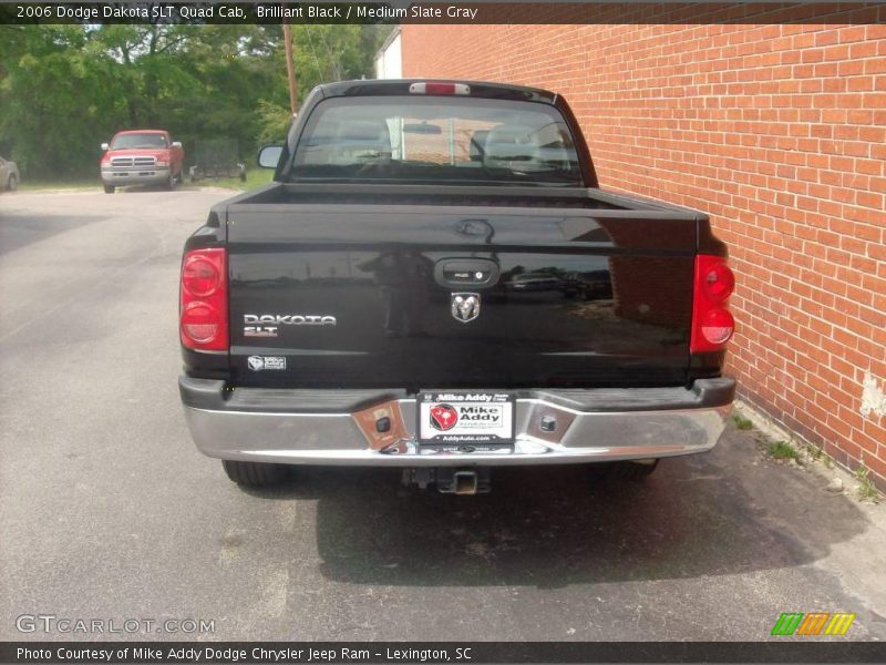 Brilliant Black / Medium Slate Gray 2006 Dodge Dakota SLT Quad Cab