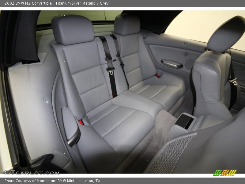 Rear Seat of 2002 M3 Convertible