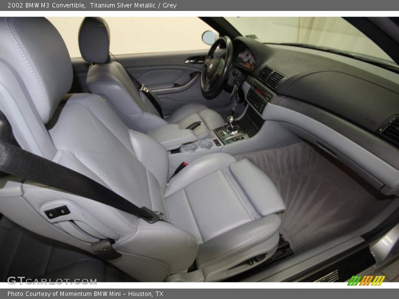 Titanium Silver Metallic / Grey 2002 BMW M3 Convertible