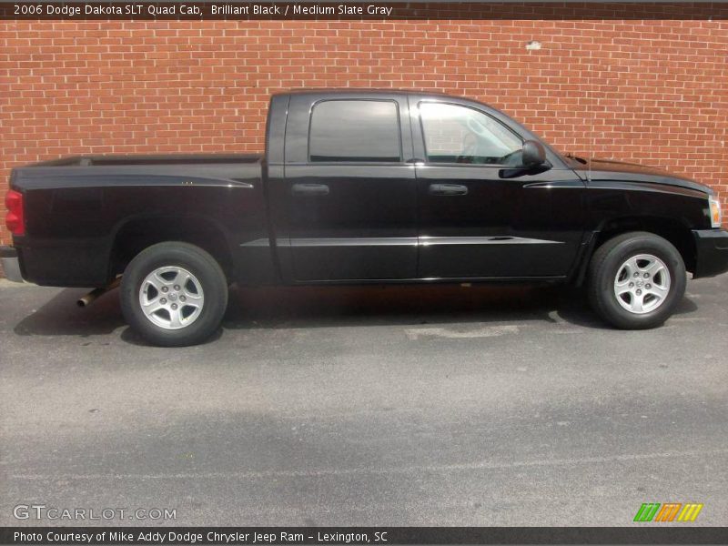 Brilliant Black / Medium Slate Gray 2006 Dodge Dakota SLT Quad Cab