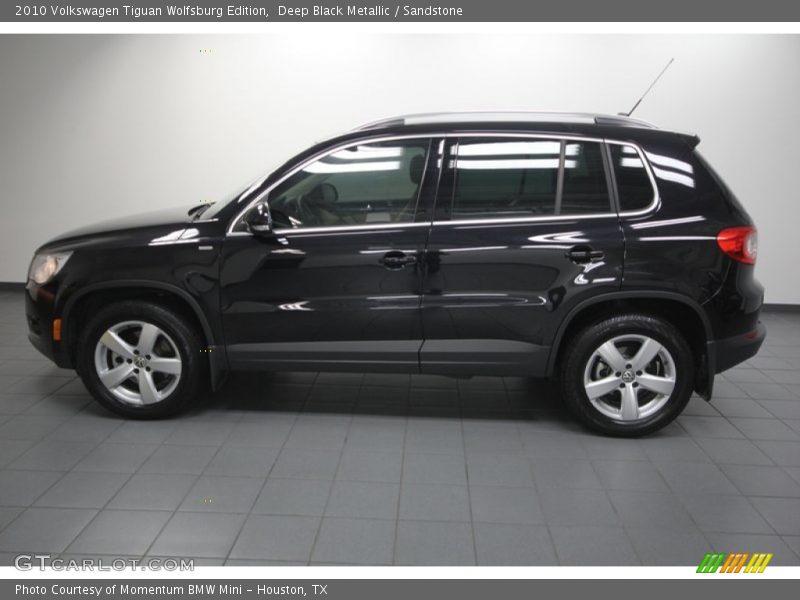Deep Black Metallic / Sandstone 2010 Volkswagen Tiguan Wolfsburg Edition