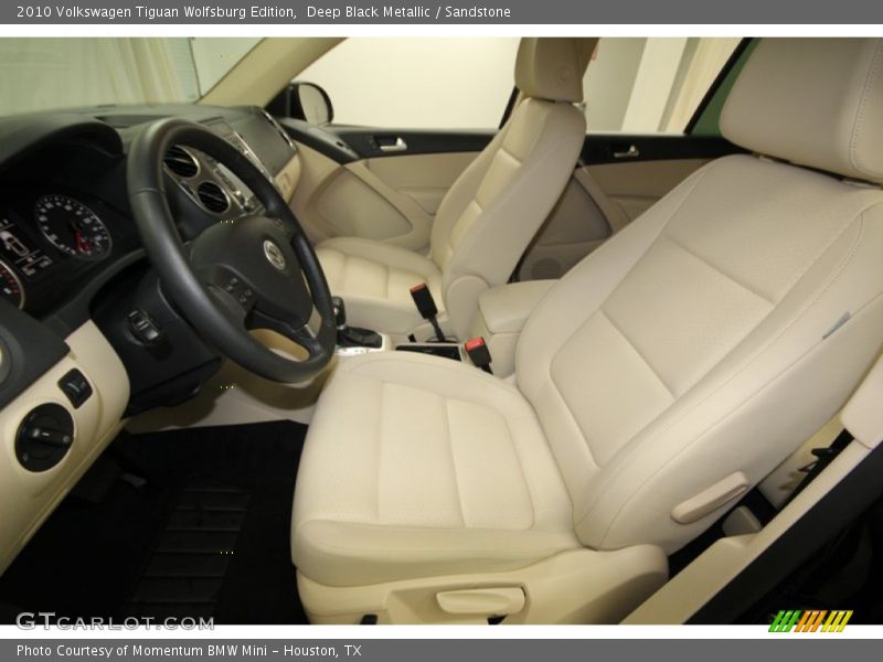 Deep Black Metallic / Sandstone 2010 Volkswagen Tiguan Wolfsburg Edition