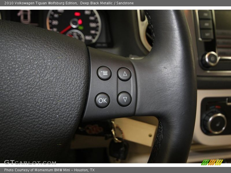 Deep Black Metallic / Sandstone 2010 Volkswagen Tiguan Wolfsburg Edition