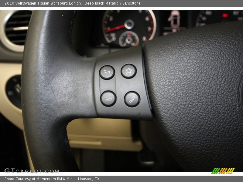 Deep Black Metallic / Sandstone 2010 Volkswagen Tiguan Wolfsburg Edition