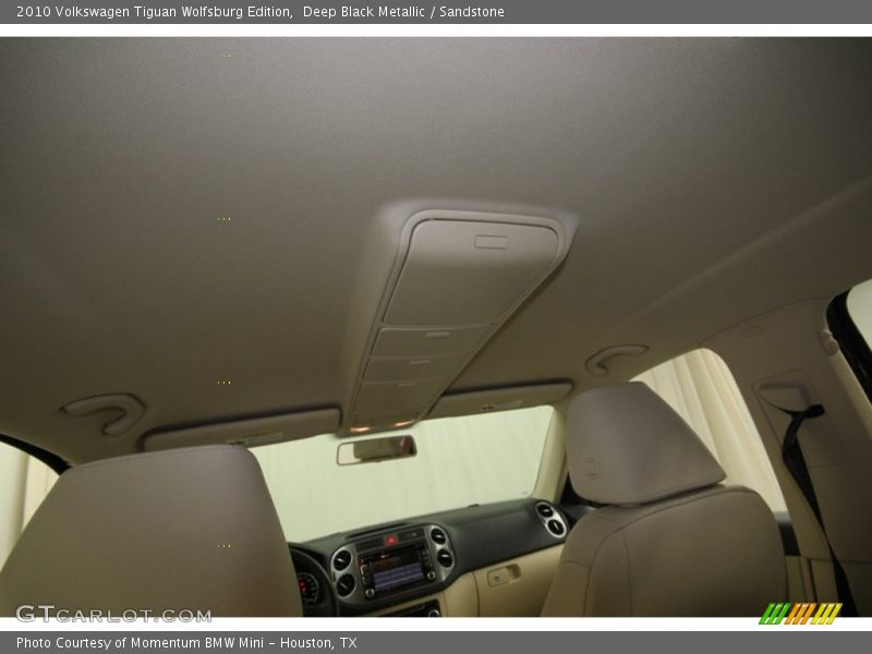 Deep Black Metallic / Sandstone 2010 Volkswagen Tiguan Wolfsburg Edition