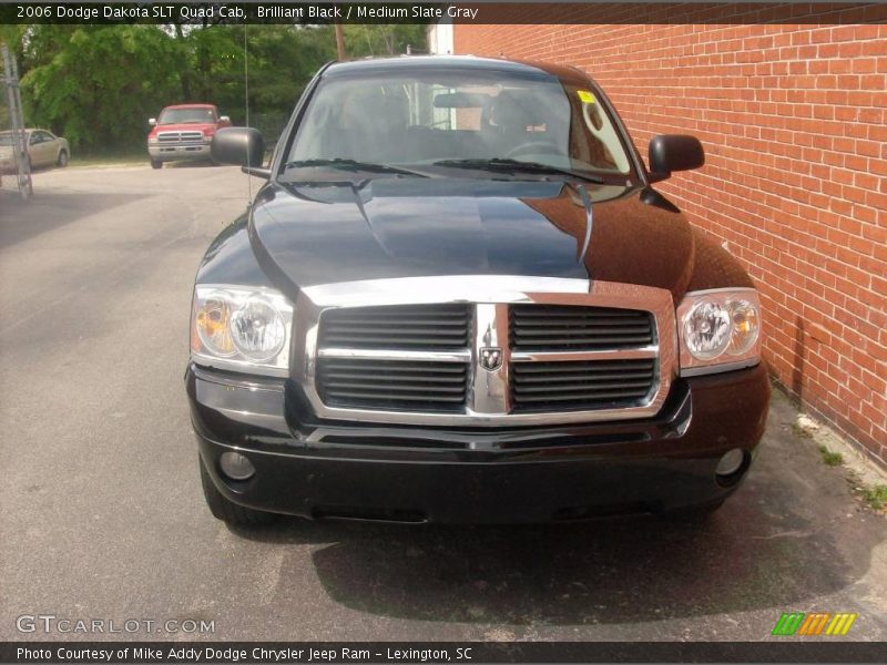 Brilliant Black / Medium Slate Gray 2006 Dodge Dakota SLT Quad Cab