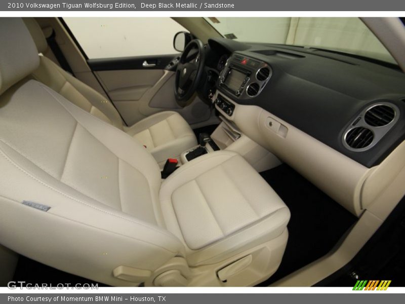 Deep Black Metallic / Sandstone 2010 Volkswagen Tiguan Wolfsburg Edition