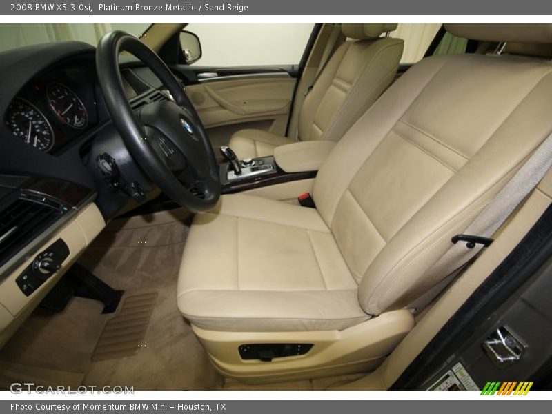 Platinum Bronze Metallic / Sand Beige 2008 BMW X5 3.0si