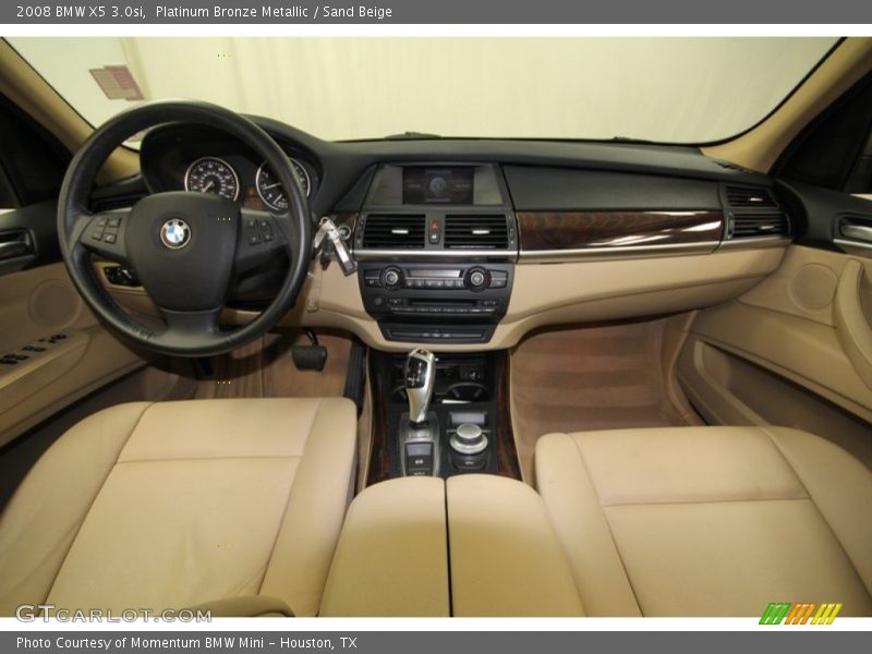 Platinum Bronze Metallic / Sand Beige 2008 BMW X5 3.0si