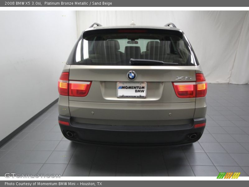 Platinum Bronze Metallic / Sand Beige 2008 BMW X5 3.0si