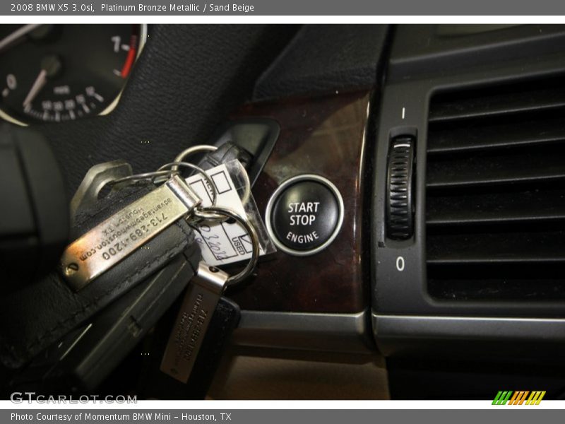 Platinum Bronze Metallic / Sand Beige 2008 BMW X5 3.0si