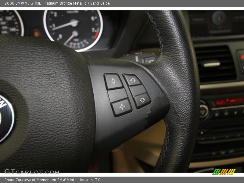 Platinum Bronze Metallic / Sand Beige 2008 BMW X5 3.0si