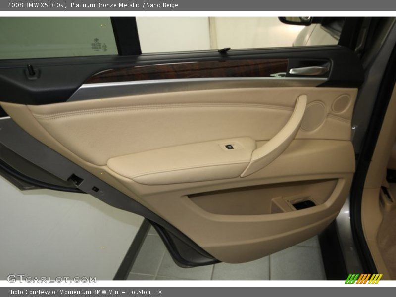 Platinum Bronze Metallic / Sand Beige 2008 BMW X5 3.0si