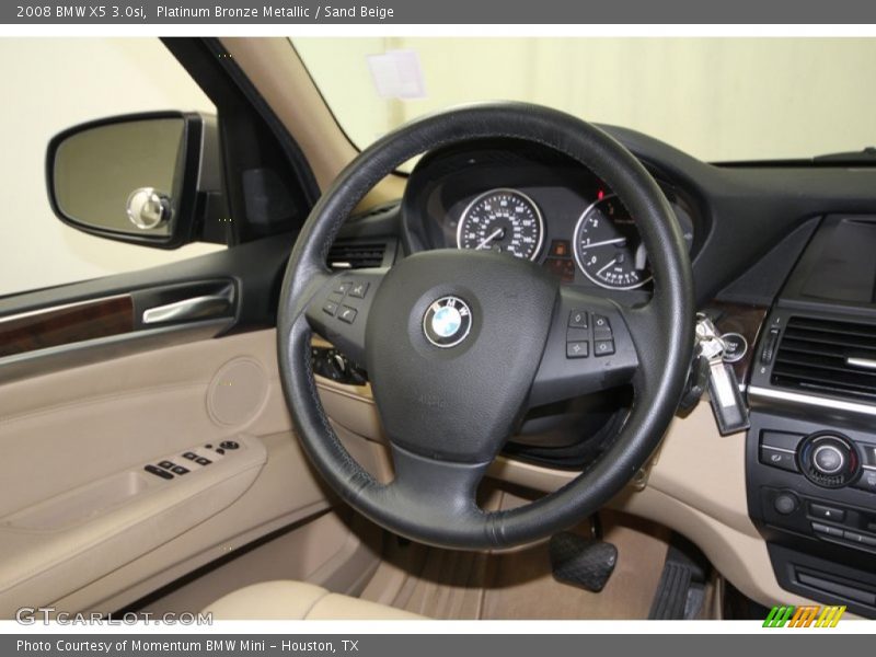 Platinum Bronze Metallic / Sand Beige 2008 BMW X5 3.0si