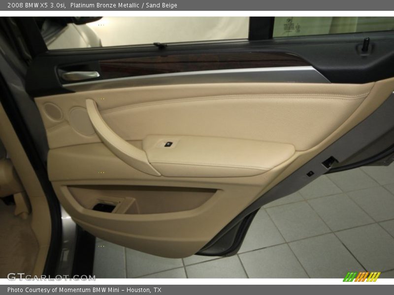 Platinum Bronze Metallic / Sand Beige 2008 BMW X5 3.0si
