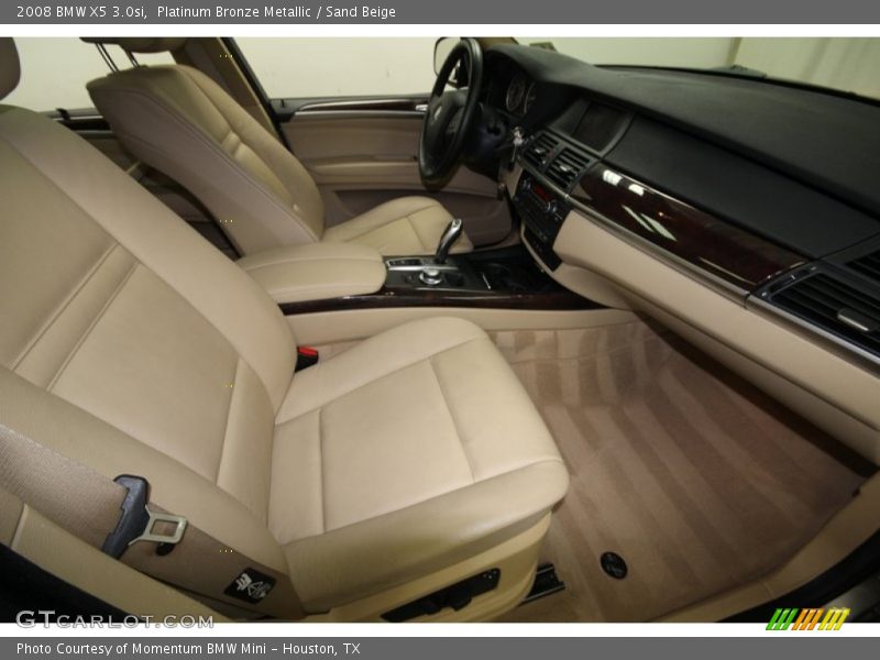 Platinum Bronze Metallic / Sand Beige 2008 BMW X5 3.0si