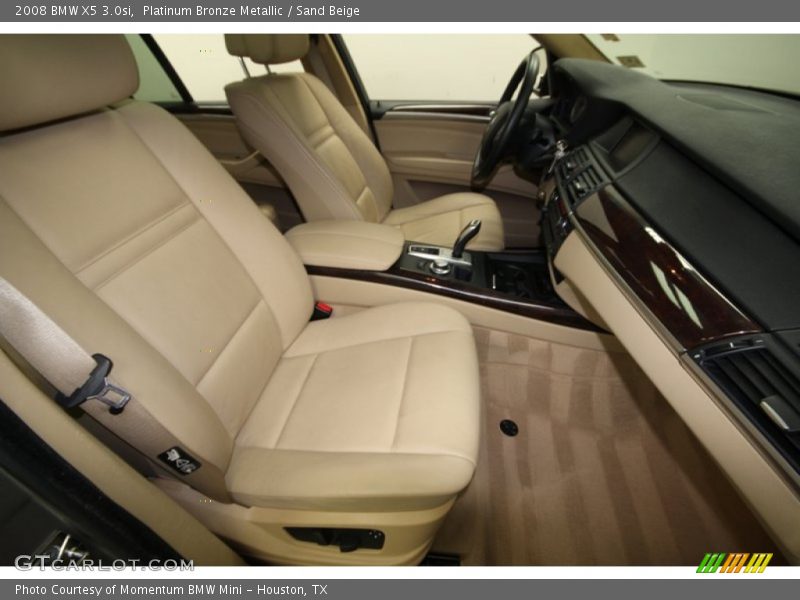 Platinum Bronze Metallic / Sand Beige 2008 BMW X5 3.0si