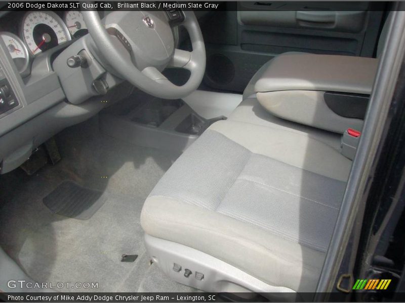 Brilliant Black / Medium Slate Gray 2006 Dodge Dakota SLT Quad Cab