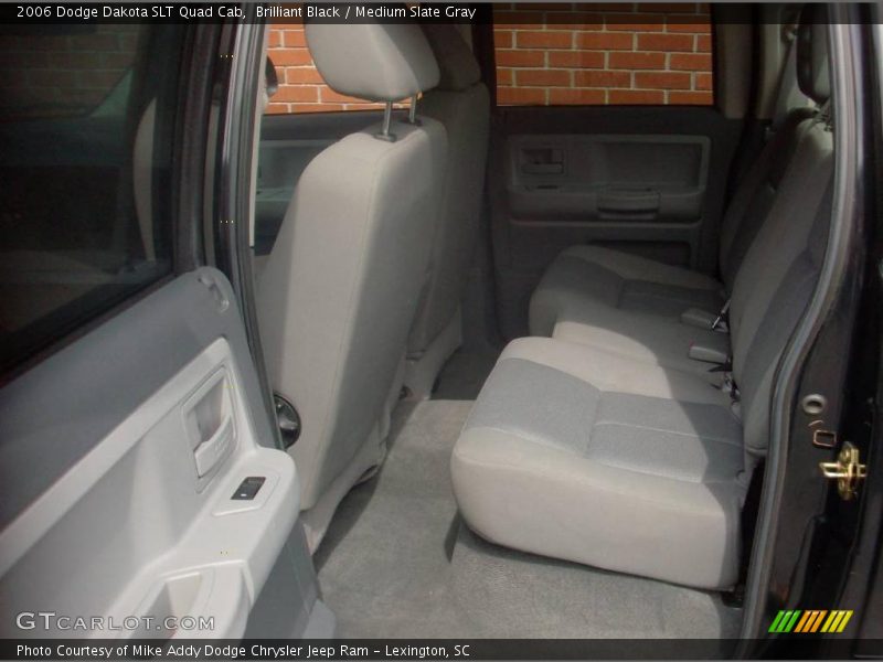 Brilliant Black / Medium Slate Gray 2006 Dodge Dakota SLT Quad Cab