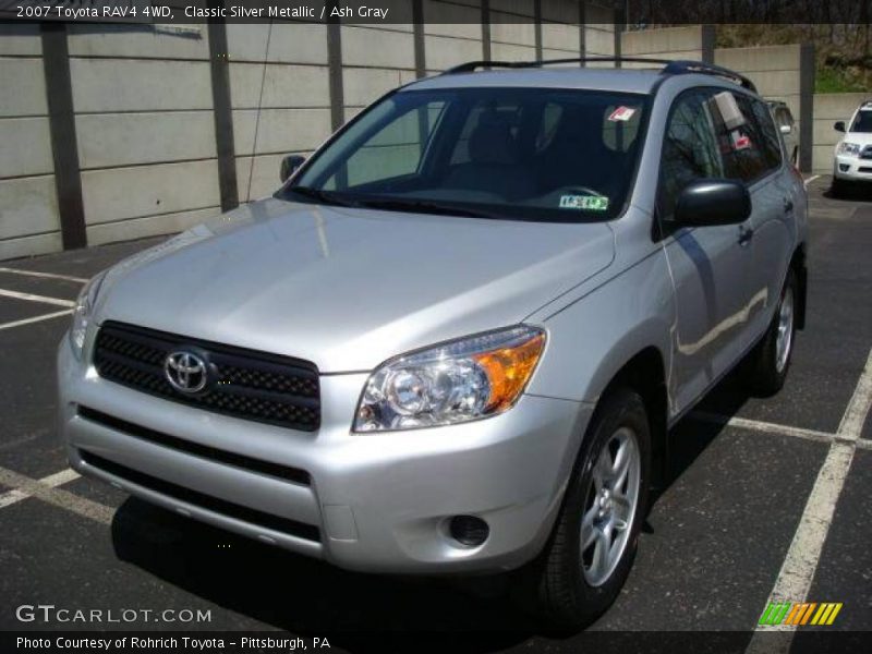 Classic Silver Metallic / Ash Gray 2007 Toyota RAV4 4WD