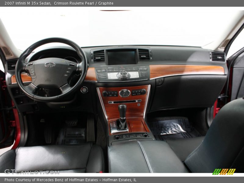 Crimson Roulette Pearl / Graphite 2007 Infiniti M 35x Sedan