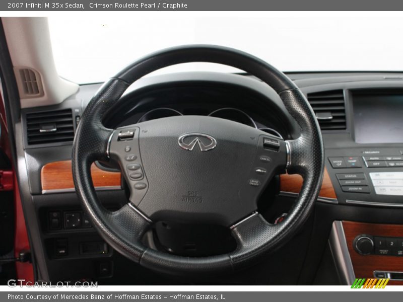 Crimson Roulette Pearl / Graphite 2007 Infiniti M 35x Sedan