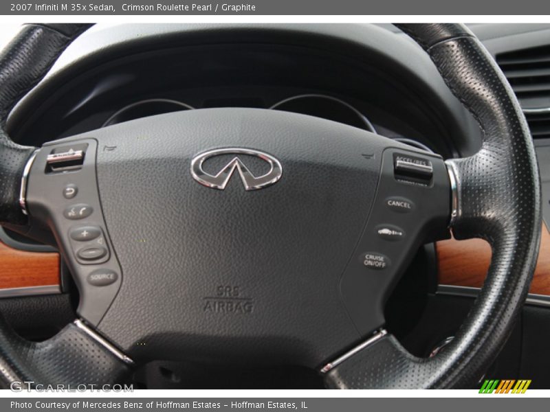 Crimson Roulette Pearl / Graphite 2007 Infiniti M 35x Sedan