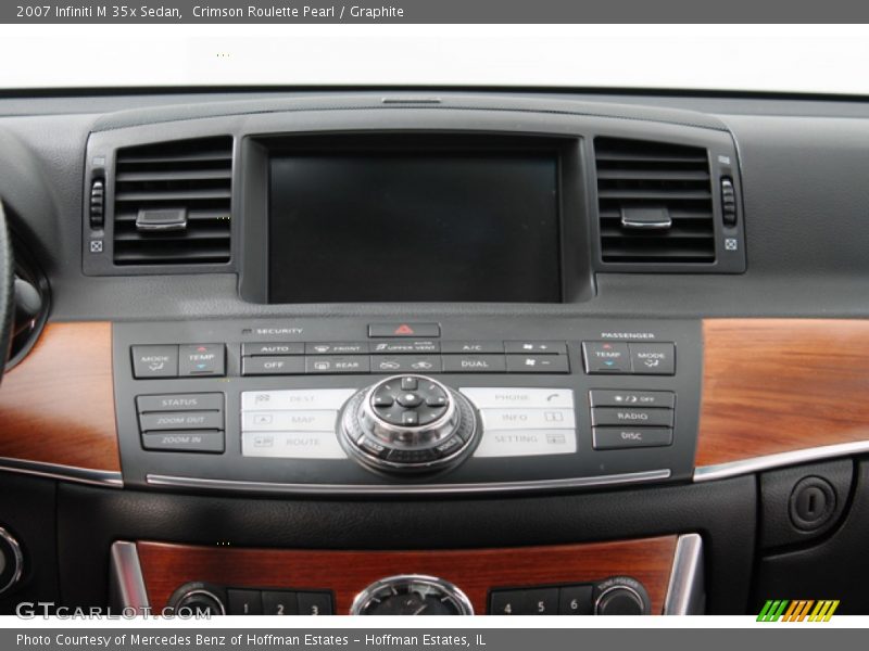 Crimson Roulette Pearl / Graphite 2007 Infiniti M 35x Sedan