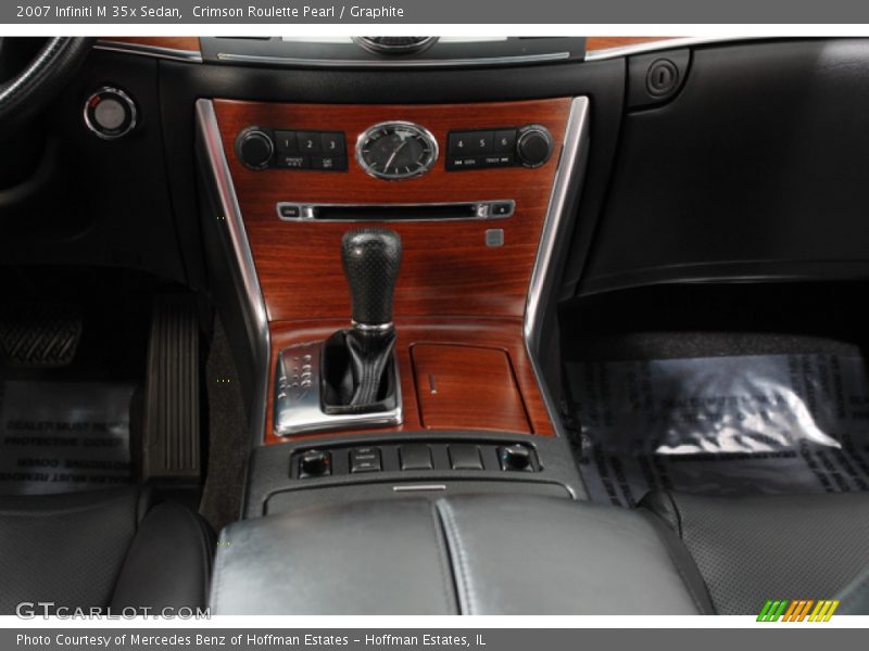 Crimson Roulette Pearl / Graphite 2007 Infiniti M 35x Sedan