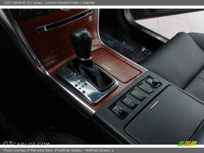 Crimson Roulette Pearl / Graphite 2007 Infiniti M 35x Sedan