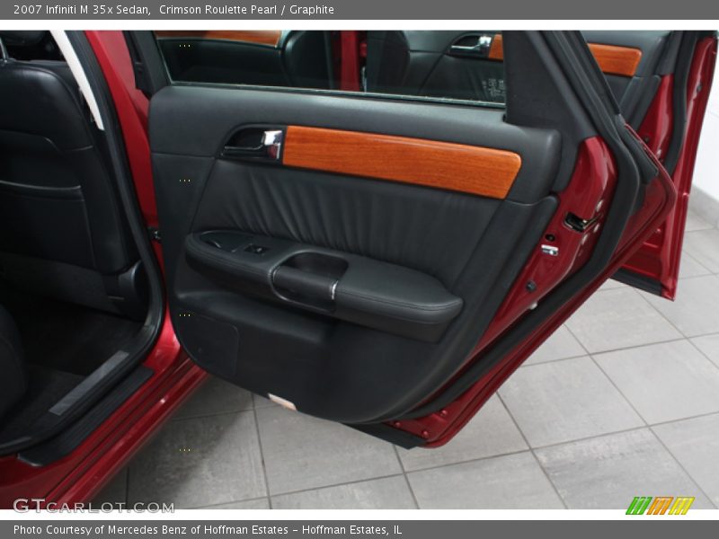 Crimson Roulette Pearl / Graphite 2007 Infiniti M 35x Sedan