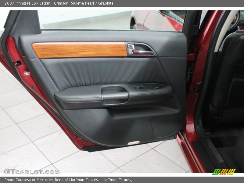 Crimson Roulette Pearl / Graphite 2007 Infiniti M 35x Sedan