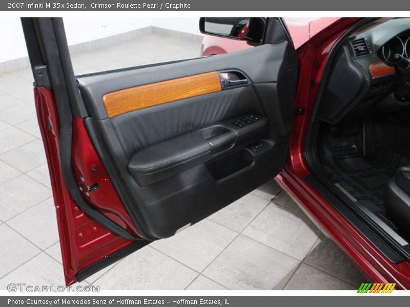Crimson Roulette Pearl / Graphite 2007 Infiniti M 35x Sedan