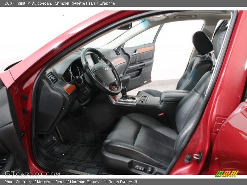 Crimson Roulette Pearl / Graphite 2007 Infiniti M 35x Sedan