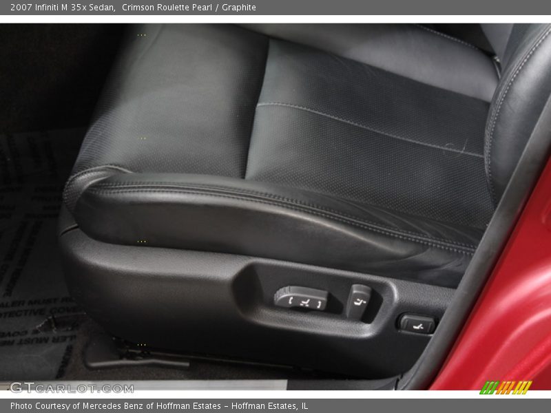Crimson Roulette Pearl / Graphite 2007 Infiniti M 35x Sedan