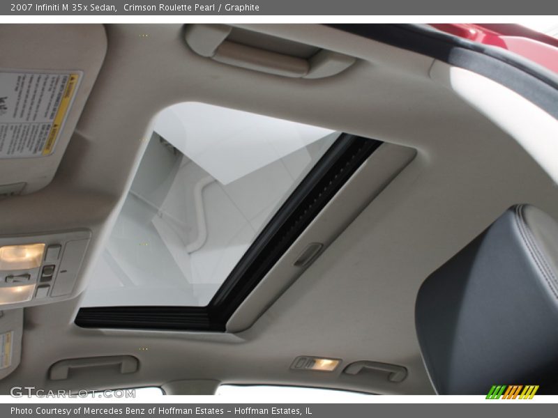 Crimson Roulette Pearl / Graphite 2007 Infiniti M 35x Sedan