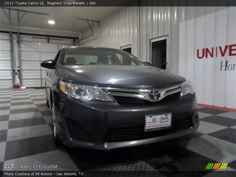 Magnetic Gray Metallic / Ash 2012 Toyota Camry LE