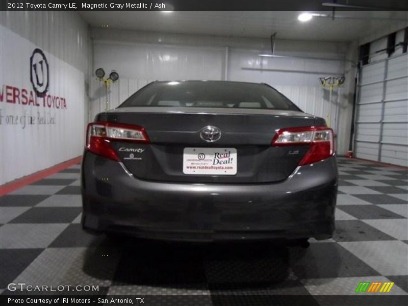 Magnetic Gray Metallic / Ash 2012 Toyota Camry LE