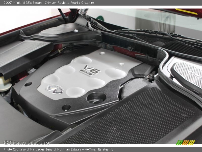 Crimson Roulette Pearl / Graphite 2007 Infiniti M 35x Sedan