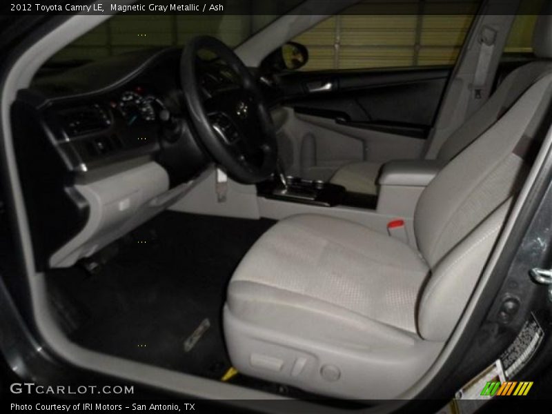 Magnetic Gray Metallic / Ash 2012 Toyota Camry LE