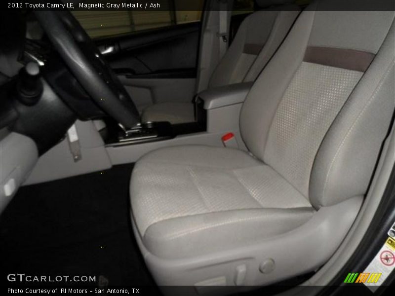 Magnetic Gray Metallic / Ash 2012 Toyota Camry LE