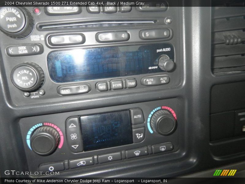 Black / Medium Gray 2004 Chevrolet Silverado 1500 Z71 Extended Cab 4x4