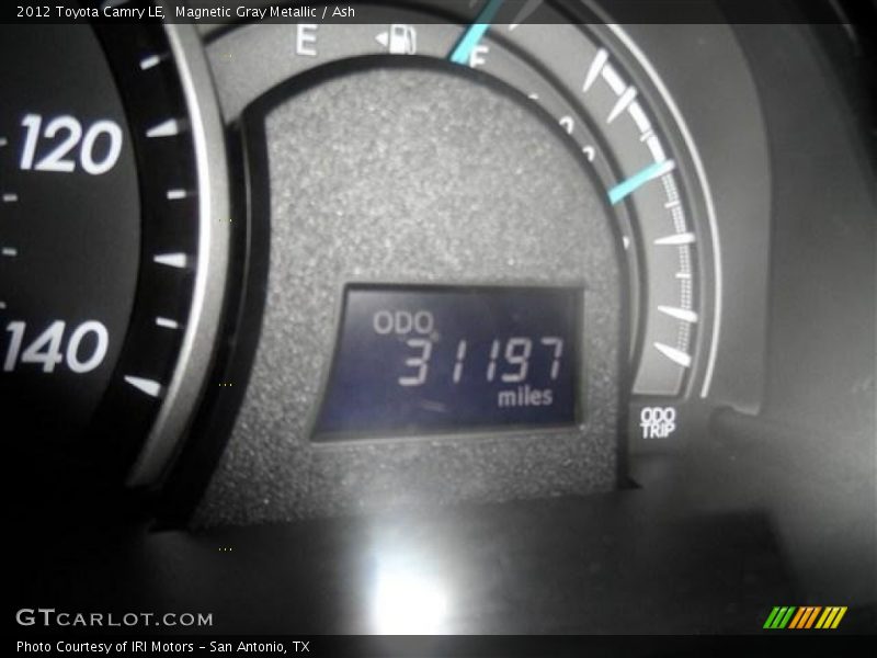 Magnetic Gray Metallic / Ash 2012 Toyota Camry LE