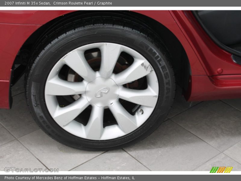 Crimson Roulette Pearl / Graphite 2007 Infiniti M 35x Sedan