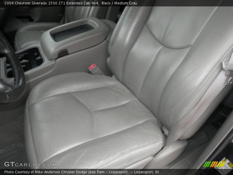 Black / Medium Gray 2004 Chevrolet Silverado 1500 Z71 Extended Cab 4x4