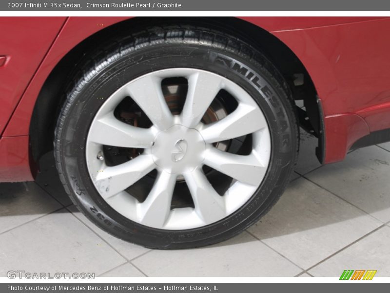 Crimson Roulette Pearl / Graphite 2007 Infiniti M 35x Sedan