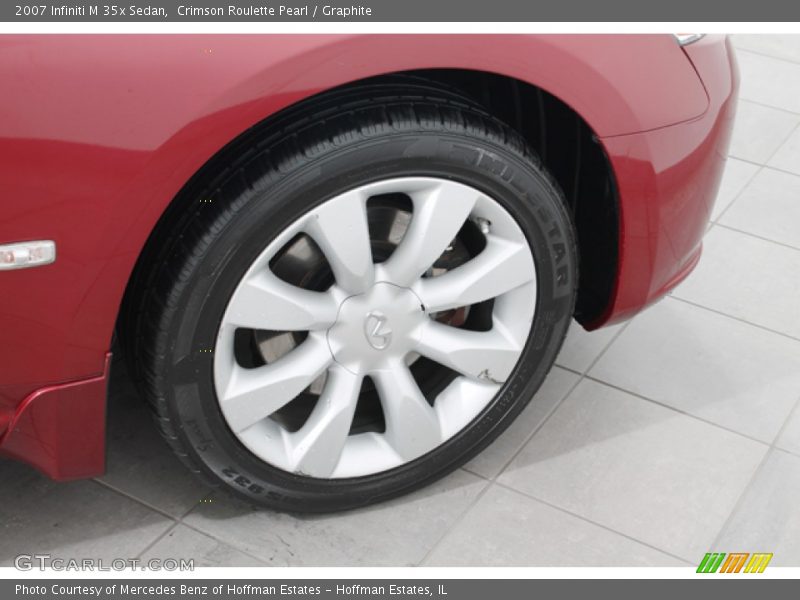 Crimson Roulette Pearl / Graphite 2007 Infiniti M 35x Sedan