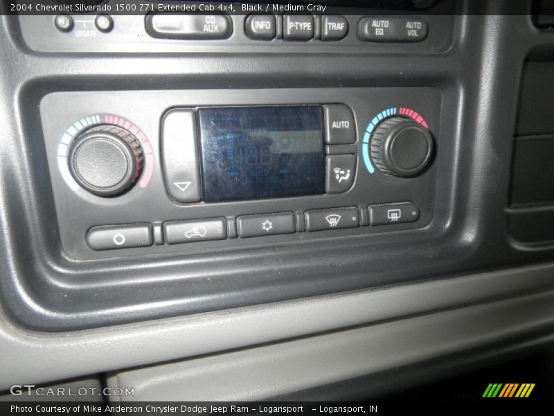 Black / Medium Gray 2004 Chevrolet Silverado 1500 Z71 Extended Cab 4x4